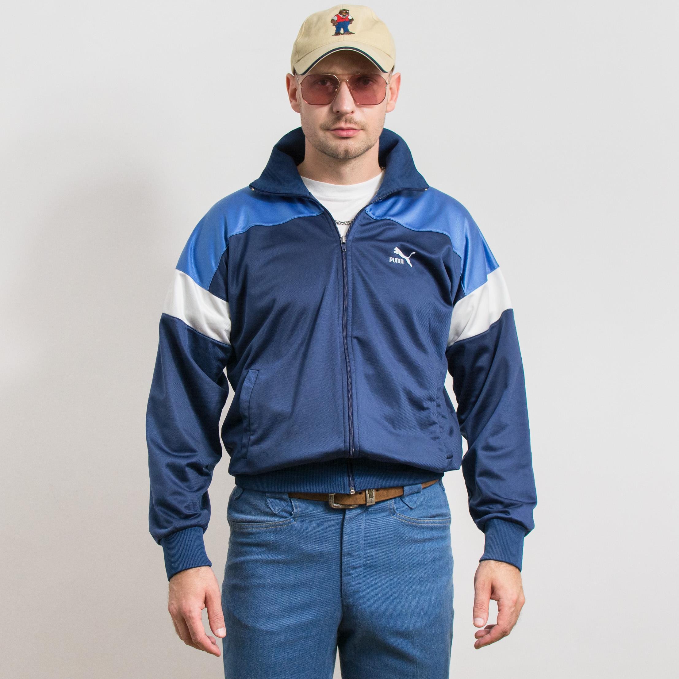 Puma Vintage 80s Track Jacket Oldschool Retro Zip up L - Etsy UK