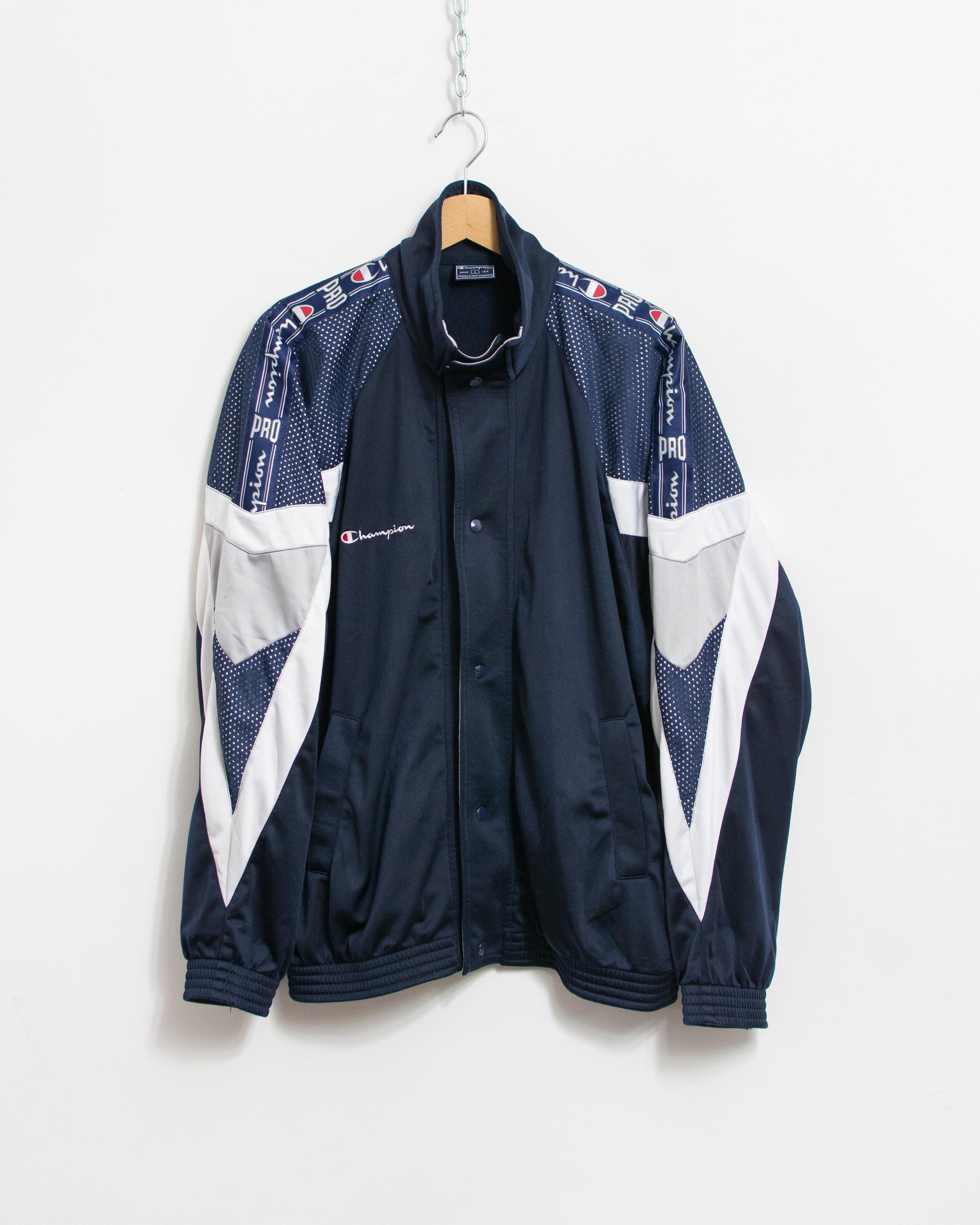 チャンピオン　９０年代ヴィンテージトラックジャケットsize L チャンピオン ヴィンテージ トラックジャケット 90年代 ジップアップ