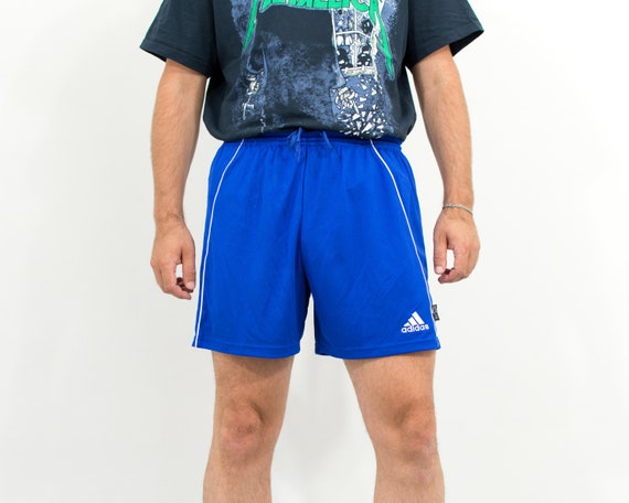 Pantaloncini Adidas vintage y2k athletic blue Medium Etsy Italia
