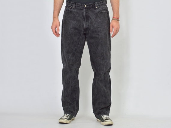 DKNY jeans Vintage W38 L32 Black vintage high wai… - image 3