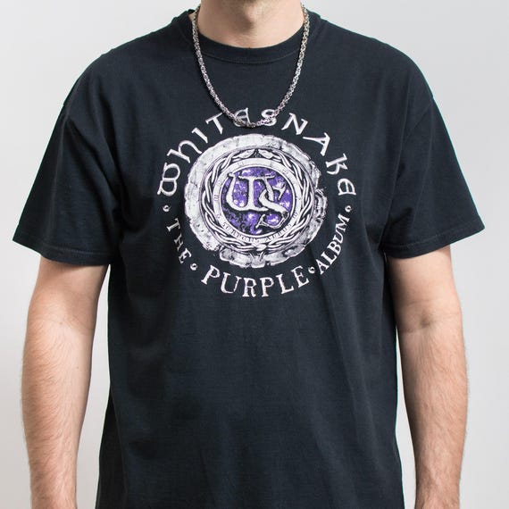 ヴィンテージ　 ホワイトスネイク　Tシャツ　 サイズＬ 状態良好！ ホワイトスネイク デフ・レパード Tシャツ | ヴィンテージ ロック