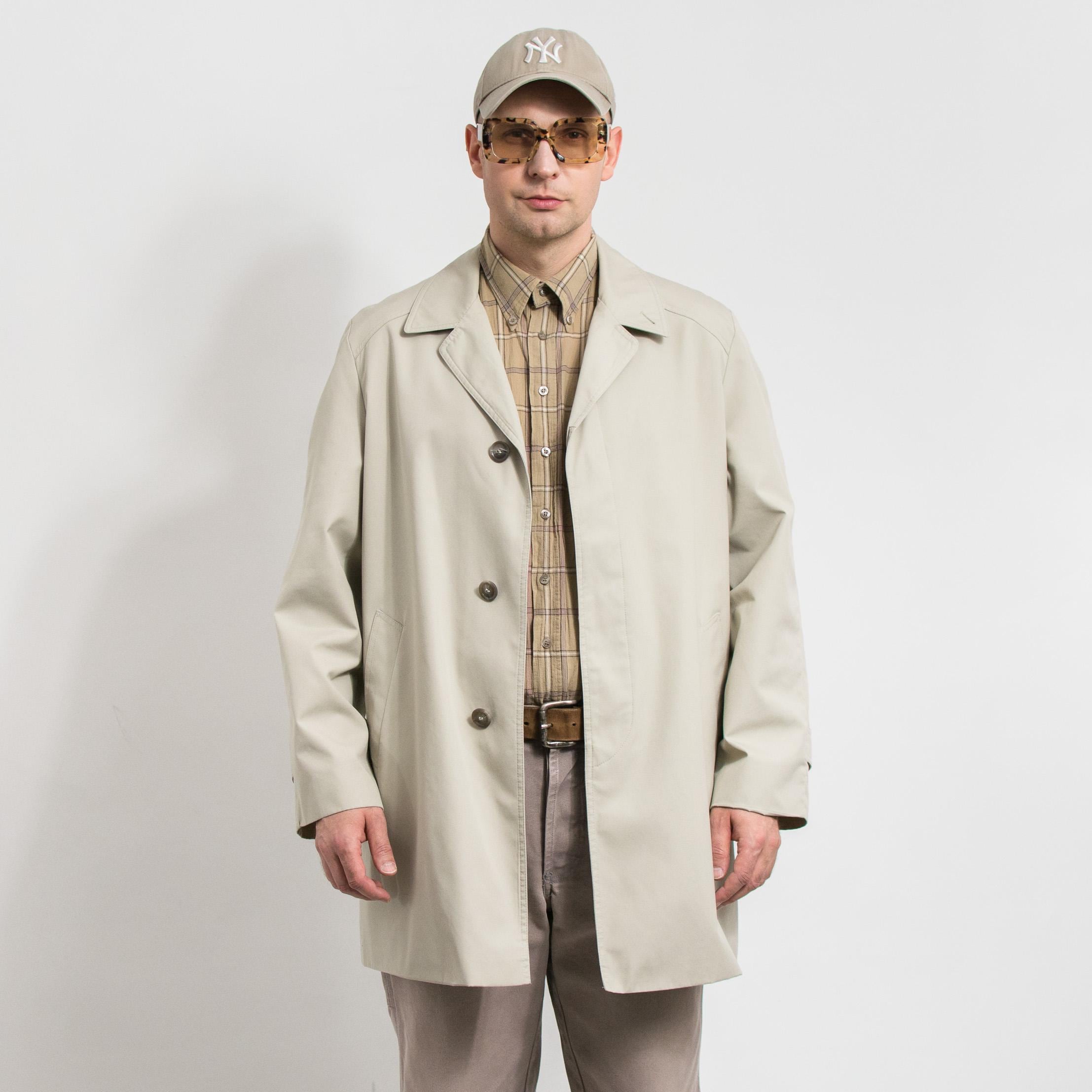 Vintage Cream Men's Short Coat | Transitional Dannimac Jacket