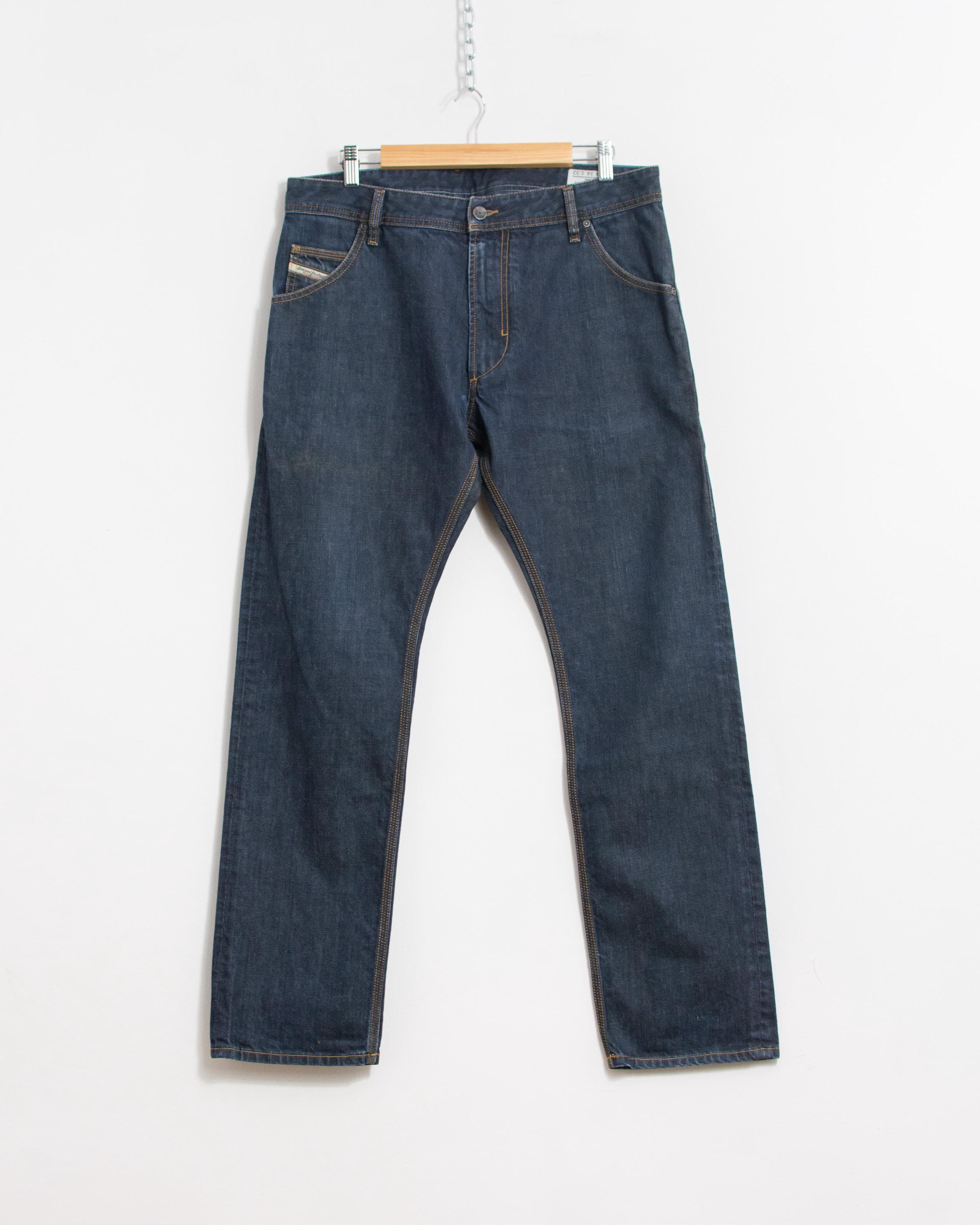 Diesel Krooley Straight Leg Jeans Made in Italy W34 - Etsy Norway