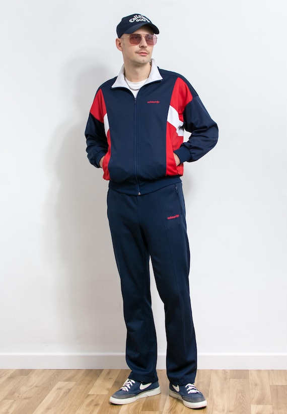 Adidas 80s Track Suit Vintage West Germany Colorblock Set - Etsy