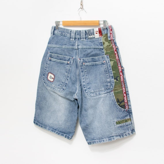 ORANDESIGNE Pantaloncini Da Uomo Cowboy Hip Hop Style Jorts Y2K