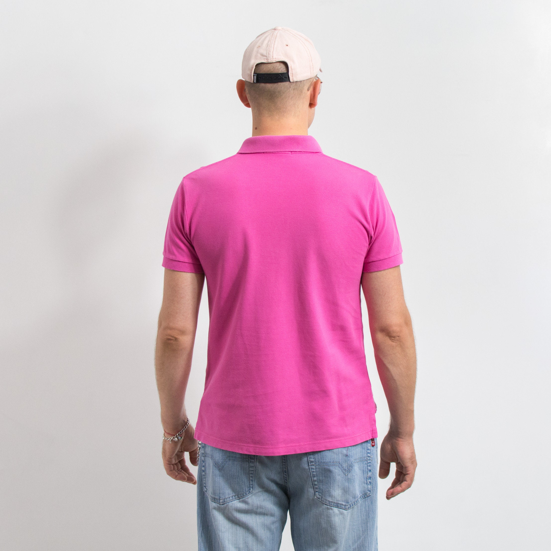 トップス 90s Polo by Ralph Lauren Caldwell pink Polo Ralph Lauren Caldwell Pink Camp Shirt Linen Silk Short