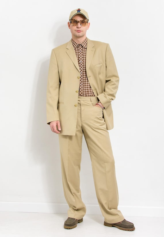 Tuta Uomo Slim Fit 2 Pezzi – Giacca E Pantaloni Da Cerimonia, Business E Matrimonio, Taglio Stretto, Stile Vintage E Classico