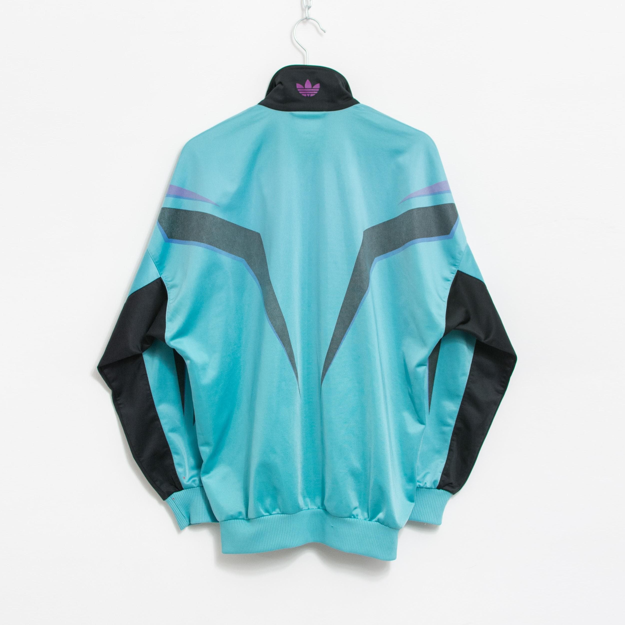 ADIDAS 80's Vintage Track Jacket Zip up Multi Color Men Size M - Etsy