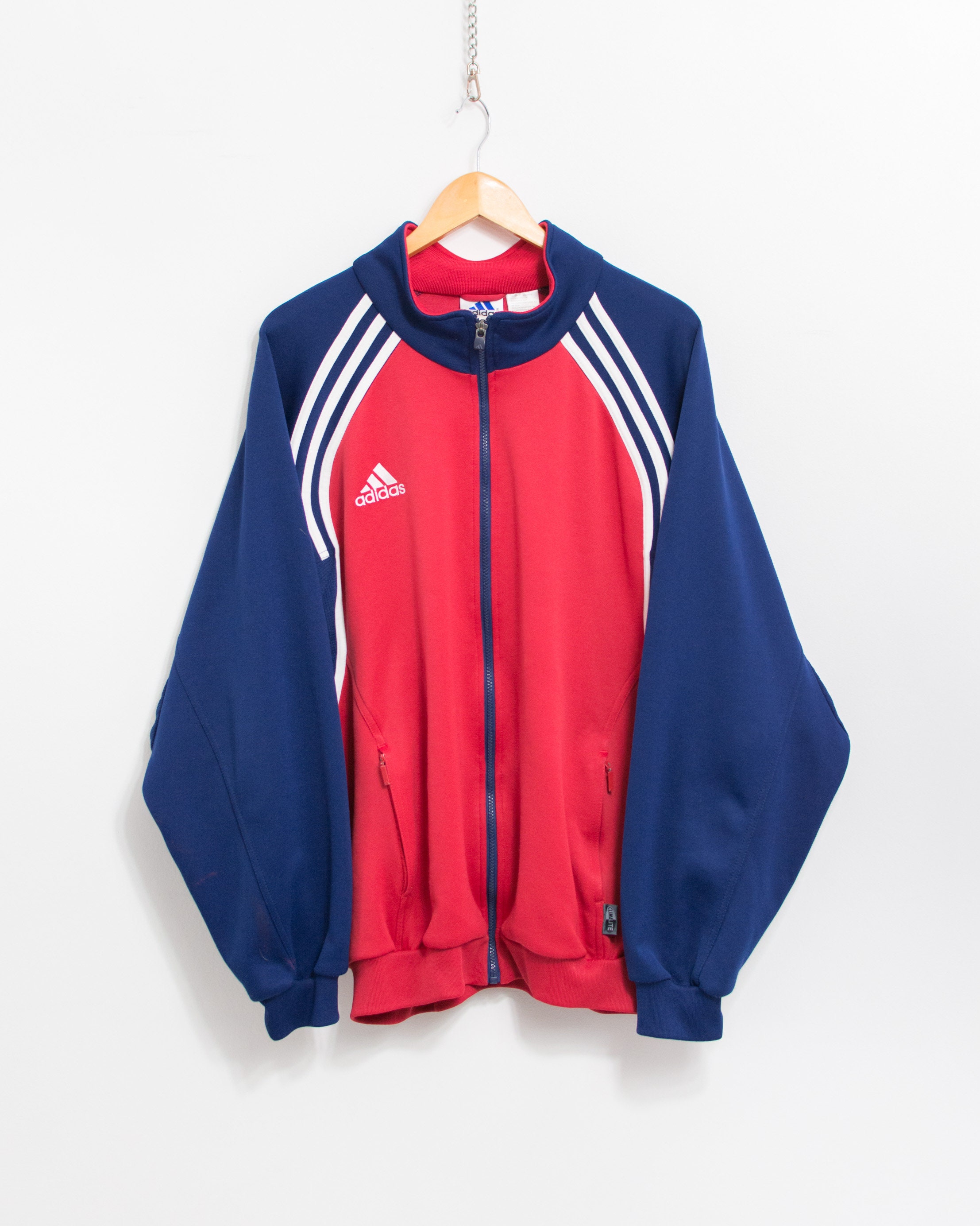 ADIDAS 90's Track Jacket Vintage Tracksuit Top Men Size XL
