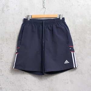 Adidas Shorts 2000s Vintage | navy-blue y2k athletic gym | men&#39;s size S