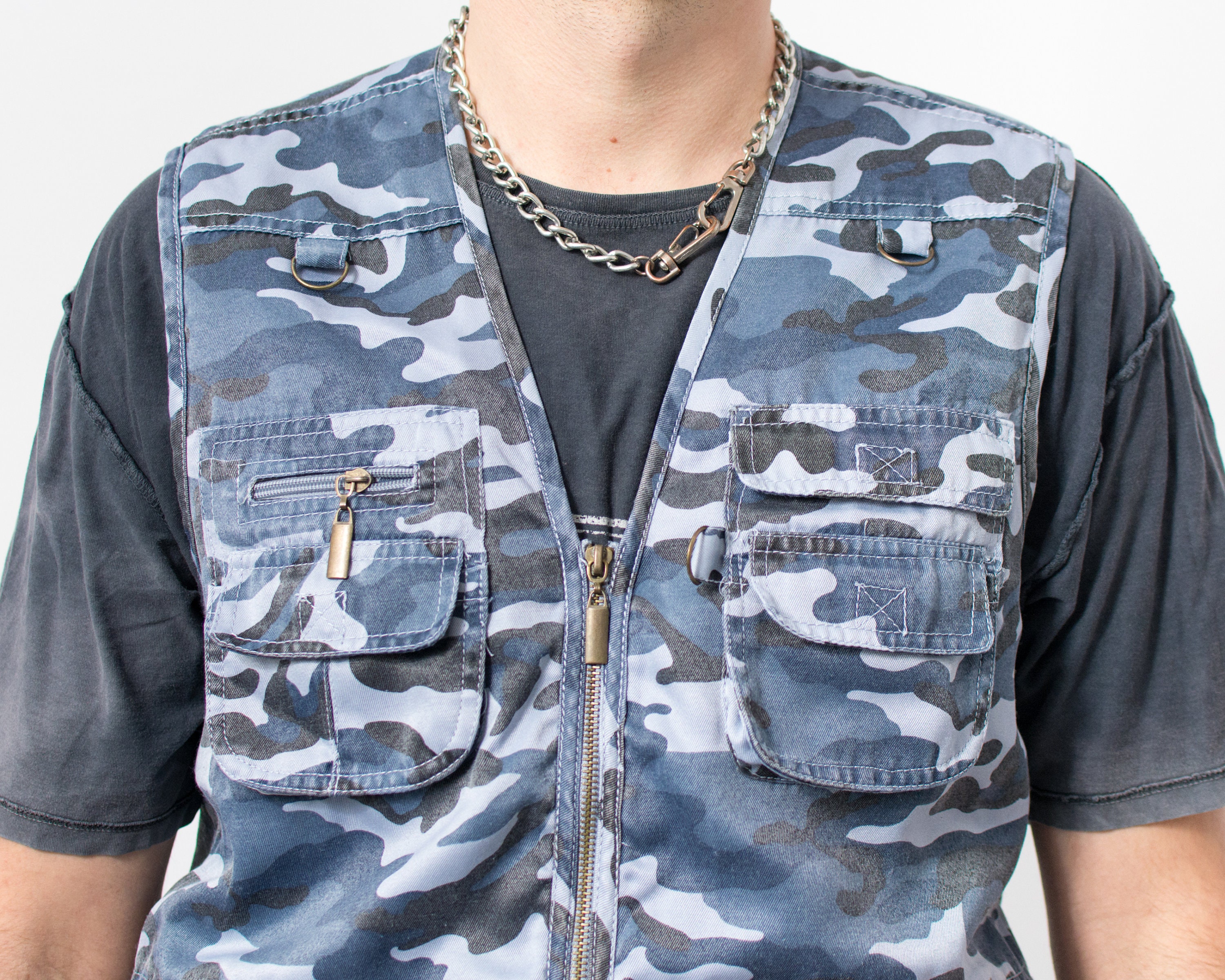 トップス Vintage 90's U.S.M.C City Camo Vest US ARMY VINTAGE VEST USMC CAMO - M/L – HOLYGARMS
