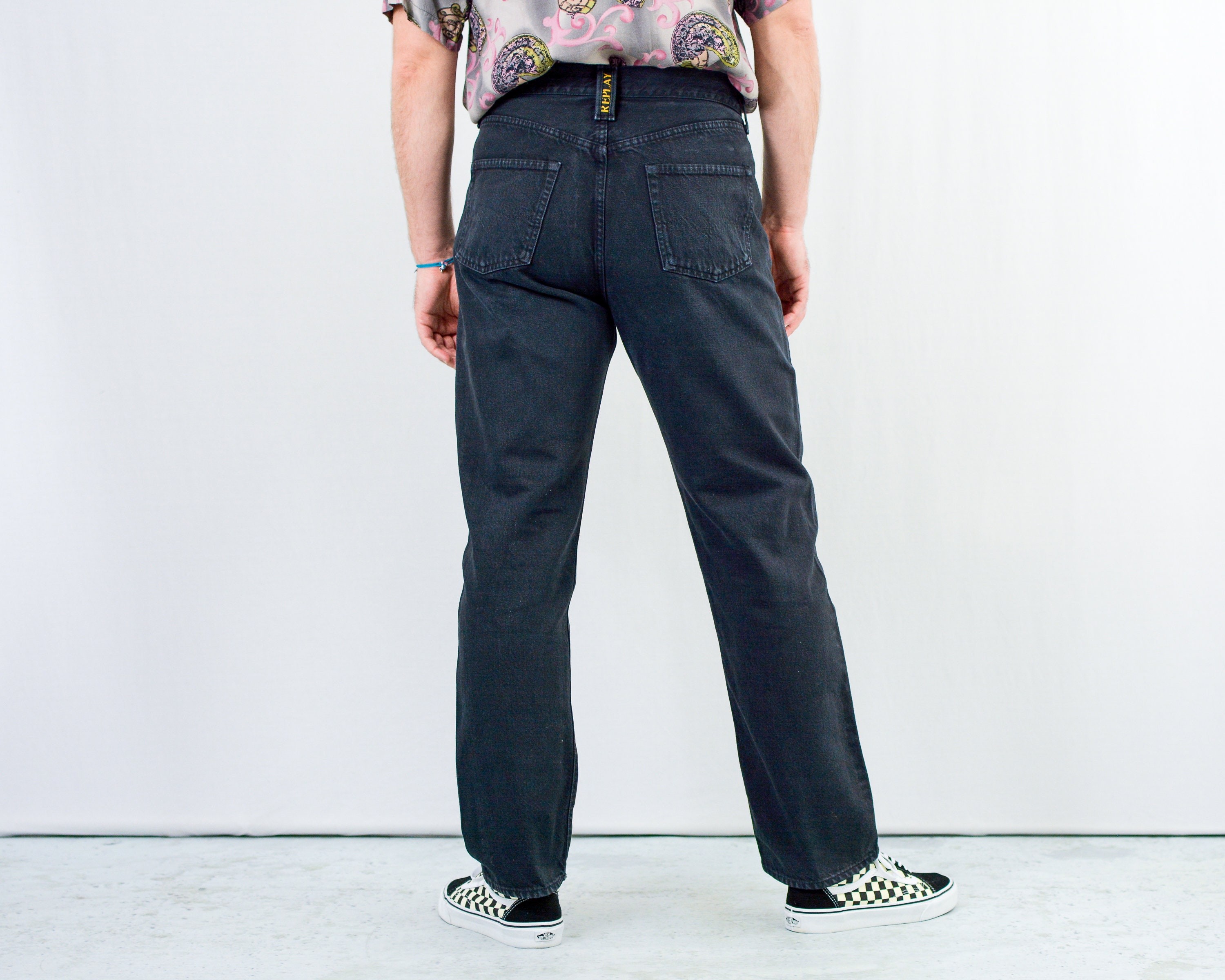 REPLAY Jeans W34 L32 Vintage Black 