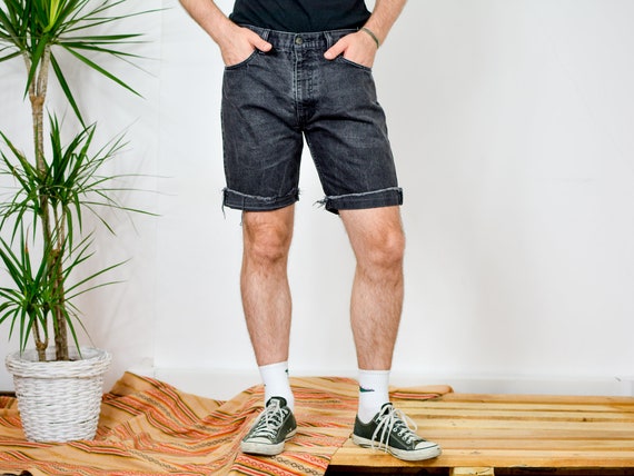 men's levi 505 jean shorts