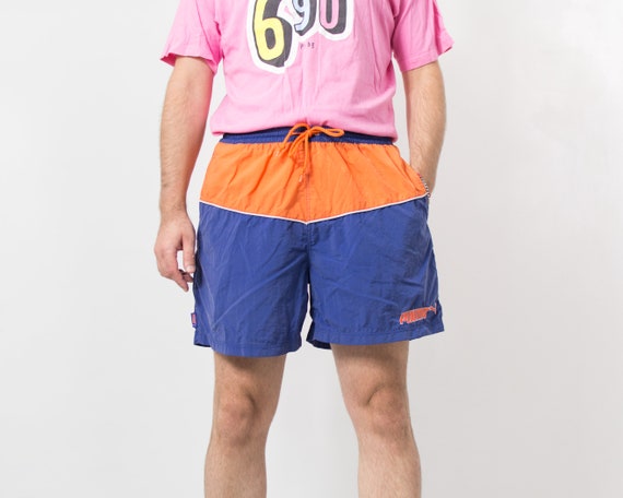 PUMA shorts 90's vintage athletic gym nylon men s… - image 3