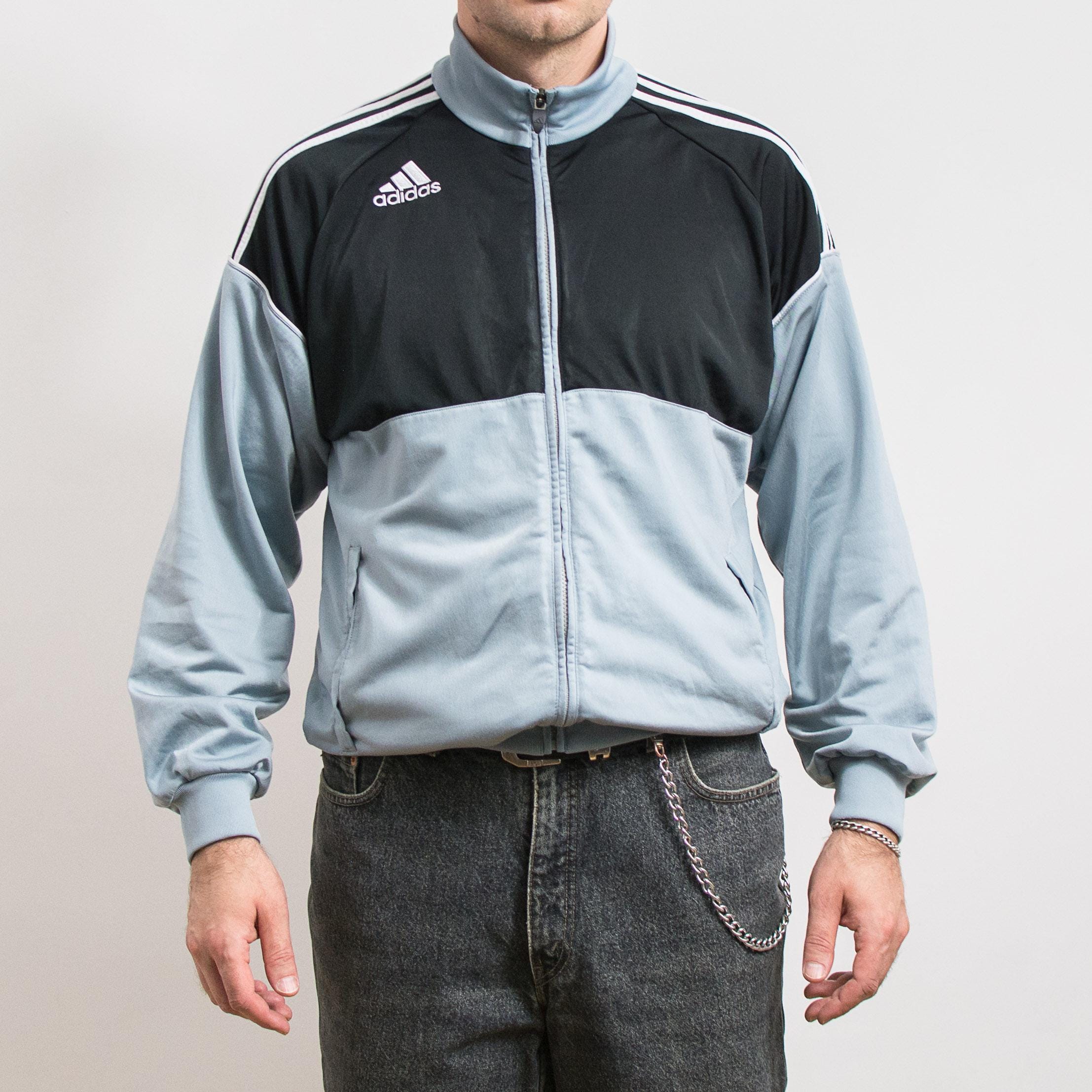 ADIDAS トラックスーツトップ、ヴィンテージ Y2K トラックジャケット