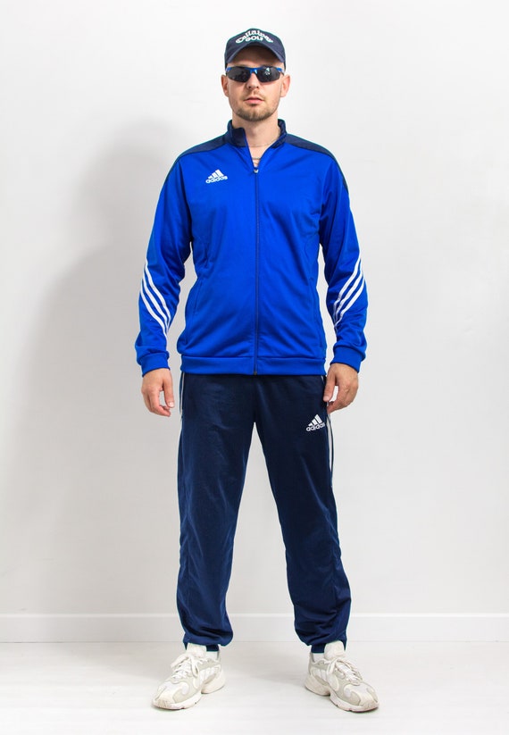 ADIDAS Tracksuit Athletic Two Piece Set Men Size M Etsy UK