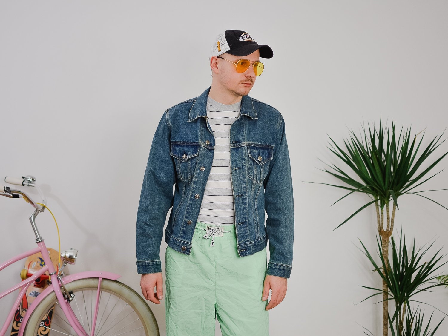 DRY DOCK Denim Jacket Vintage 90's Blue Jeanswear Trucker - Etsy 数量限定発売 DENIM DOCKING JACKET テーラードジャケット