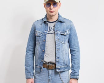 70年代 LEE ライトブルー デニム ジーンズ メンズ ジャケット - Etsy 日本