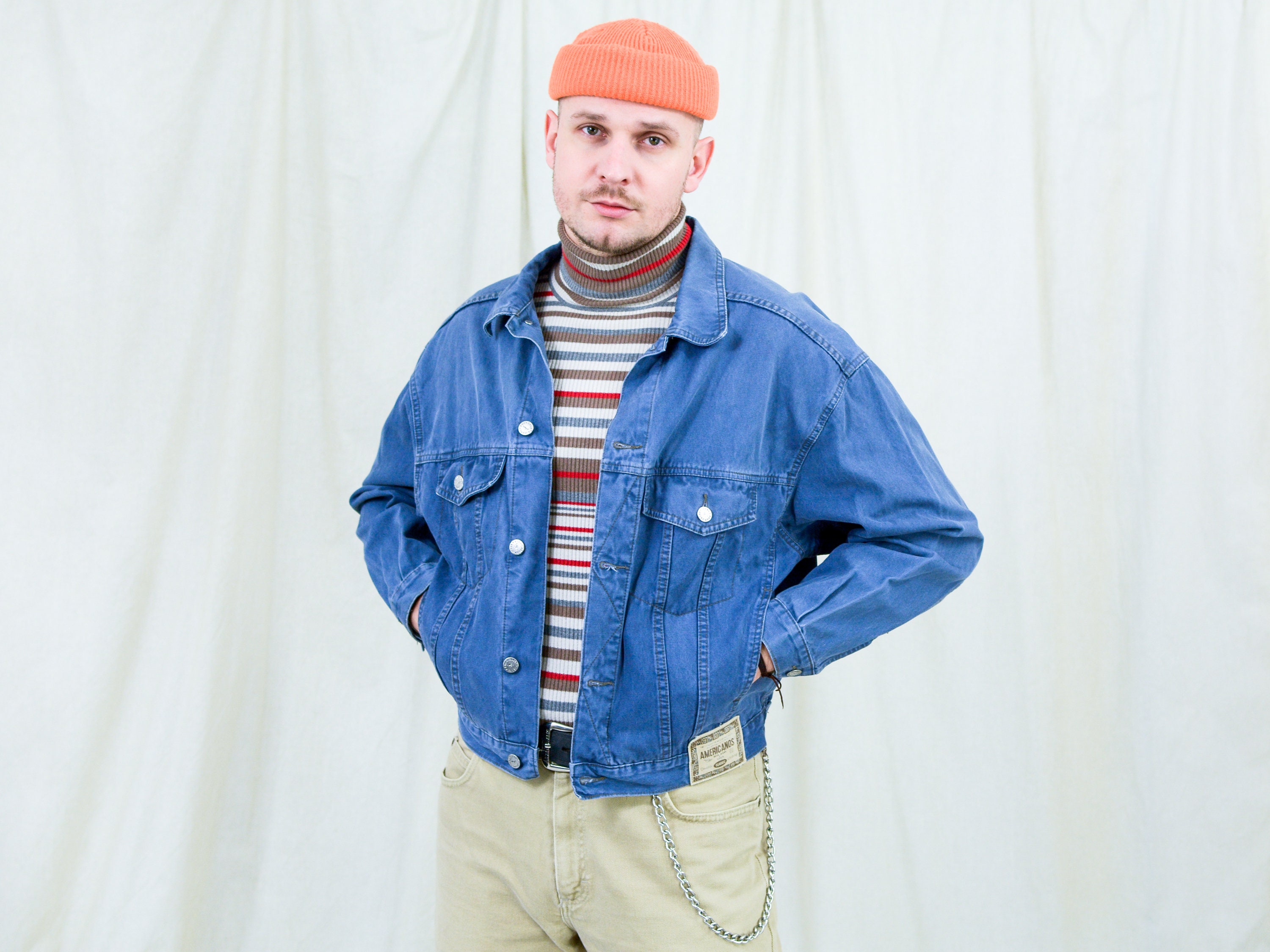 割引価格 PROPOSITION Corduroy Trucker Future Jacket In Blue Blue