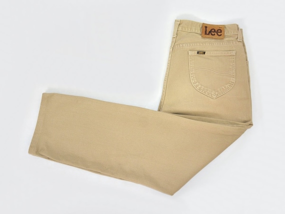 lee jeans beige