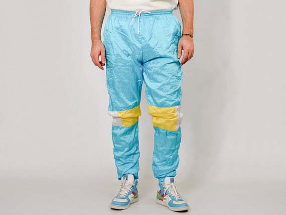 green school track pants