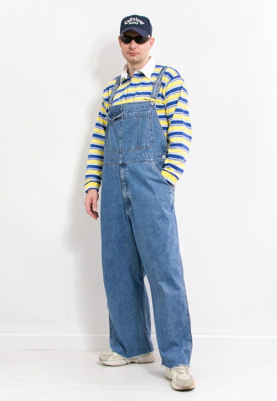 LEVI'S Denim Overalls Vintage 90's Carpenter Jean Dungarees Men