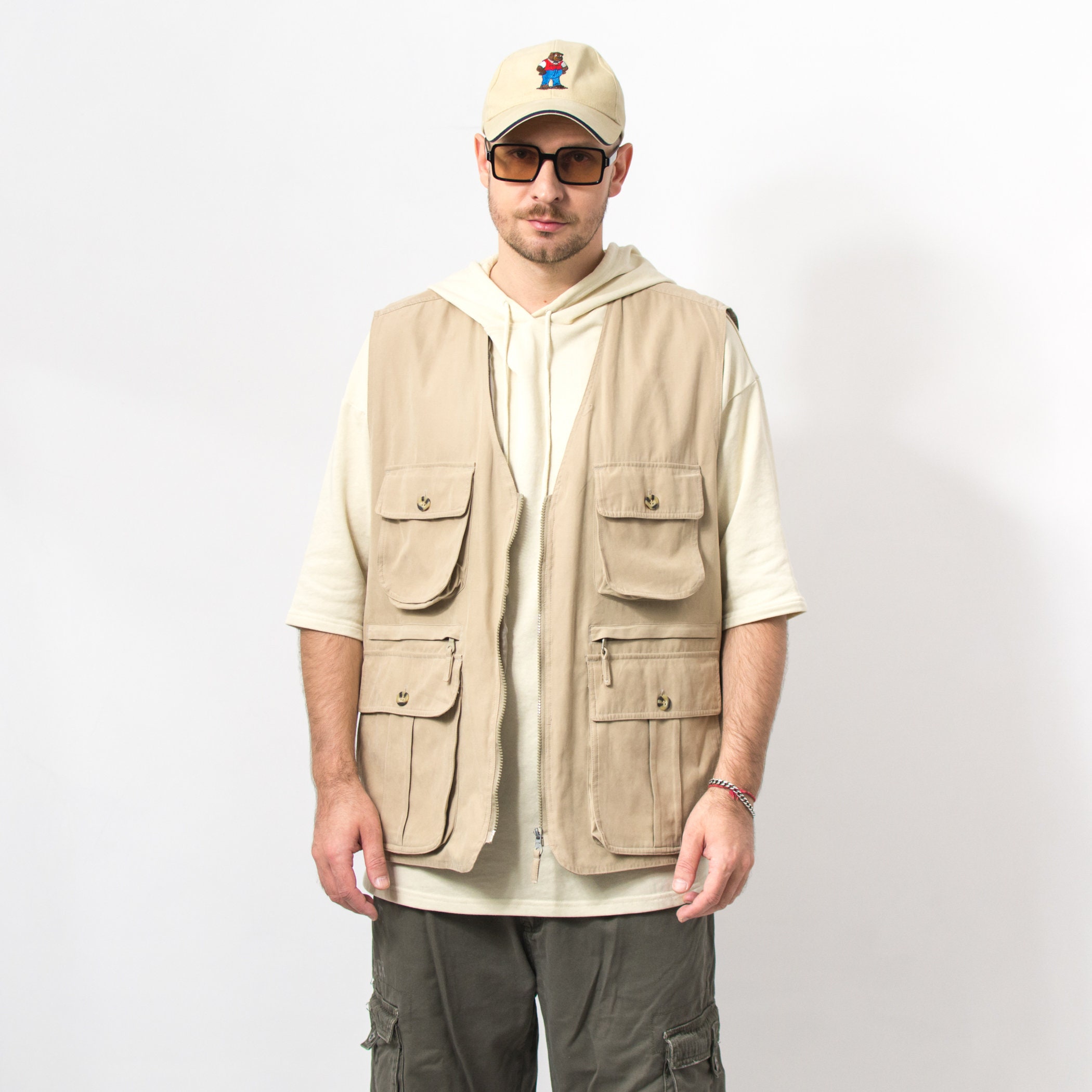 Utility vest hotsell beige