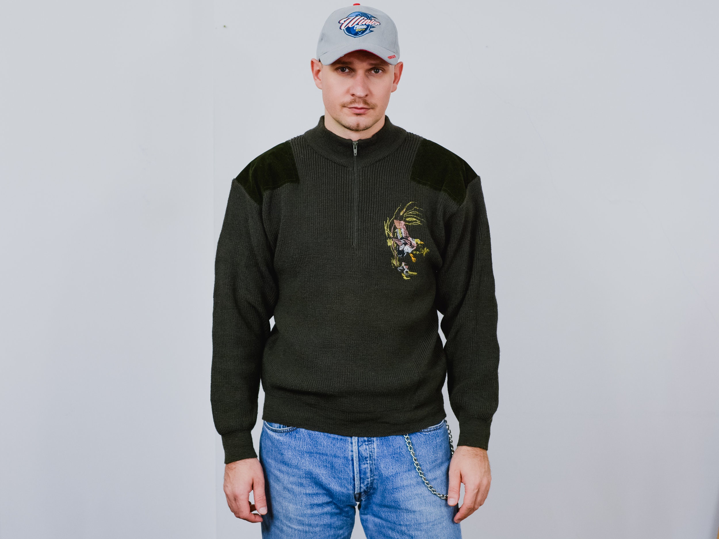 wool pullover hunting