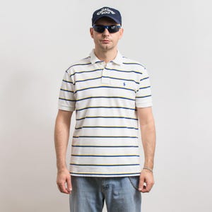rayé Polo Ralph Lauren vintage | manches courtes BCBG | taille homme L