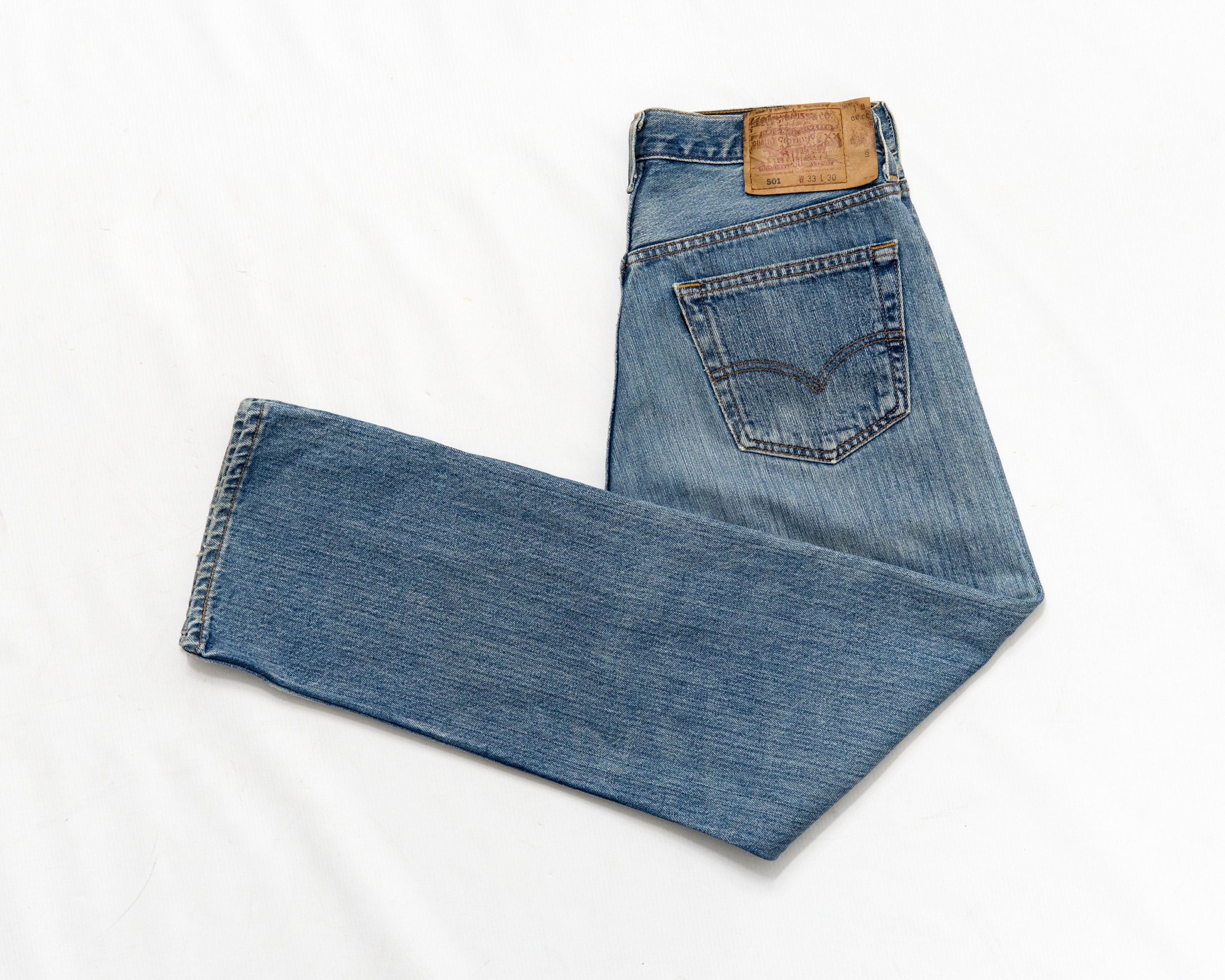 パンツ 90s levis 501 W33L33 made in usa 90s Levi's 501 リーバイス デニムパンツ 33×33 USA製 ボタン裏
