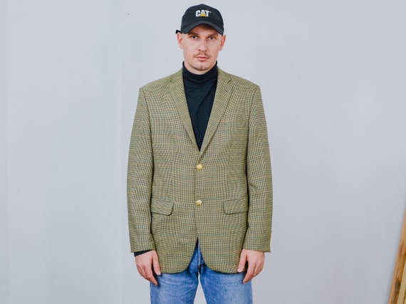 Mens patterned blazer jacket cheap