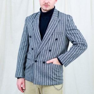 【vintage】80s check double breasted setup Vintage 80s Double Breasted Suit - Etsy