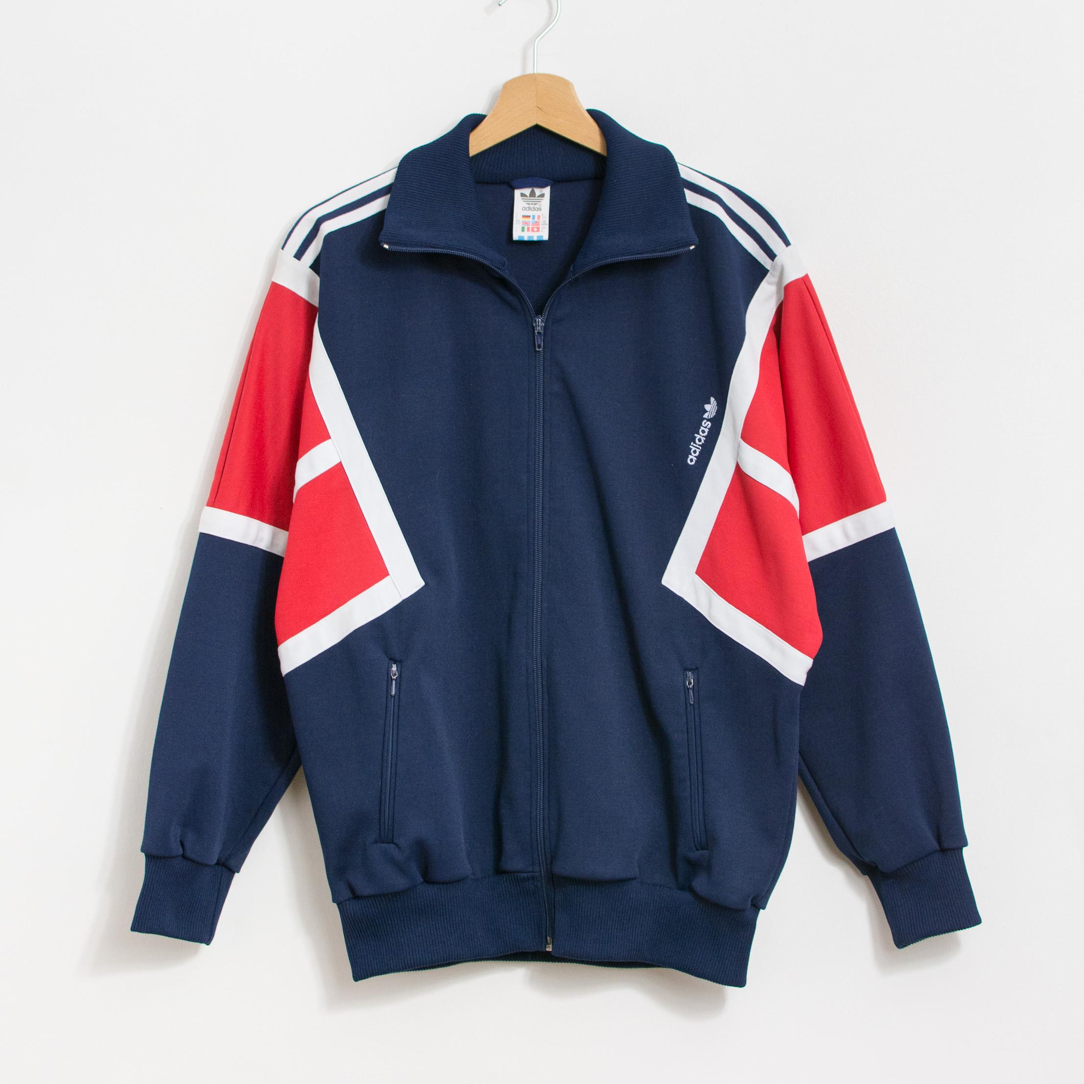 Adidas Track Jacket Vintage 80s Rare Collectors Piece Oldschool M 