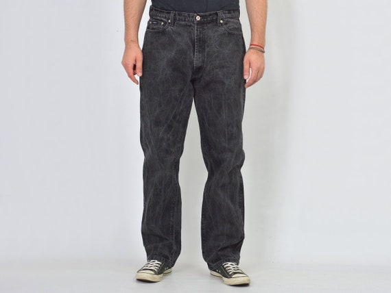 DKNY jeans Vintage W38 L32 Black vintage high wai… - image 1