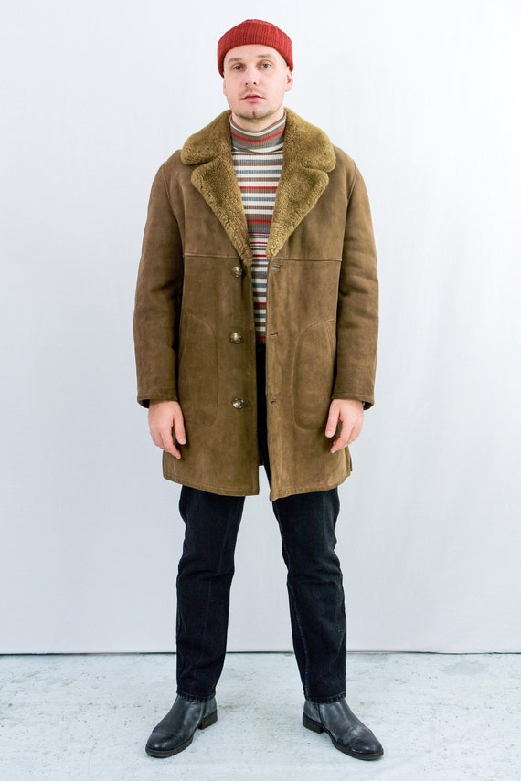 Veste vintage peau de mouton cuir daim shearling manteau Etsy France Veste vintage peau de mouton cuir daim shearling manteau Etsy France