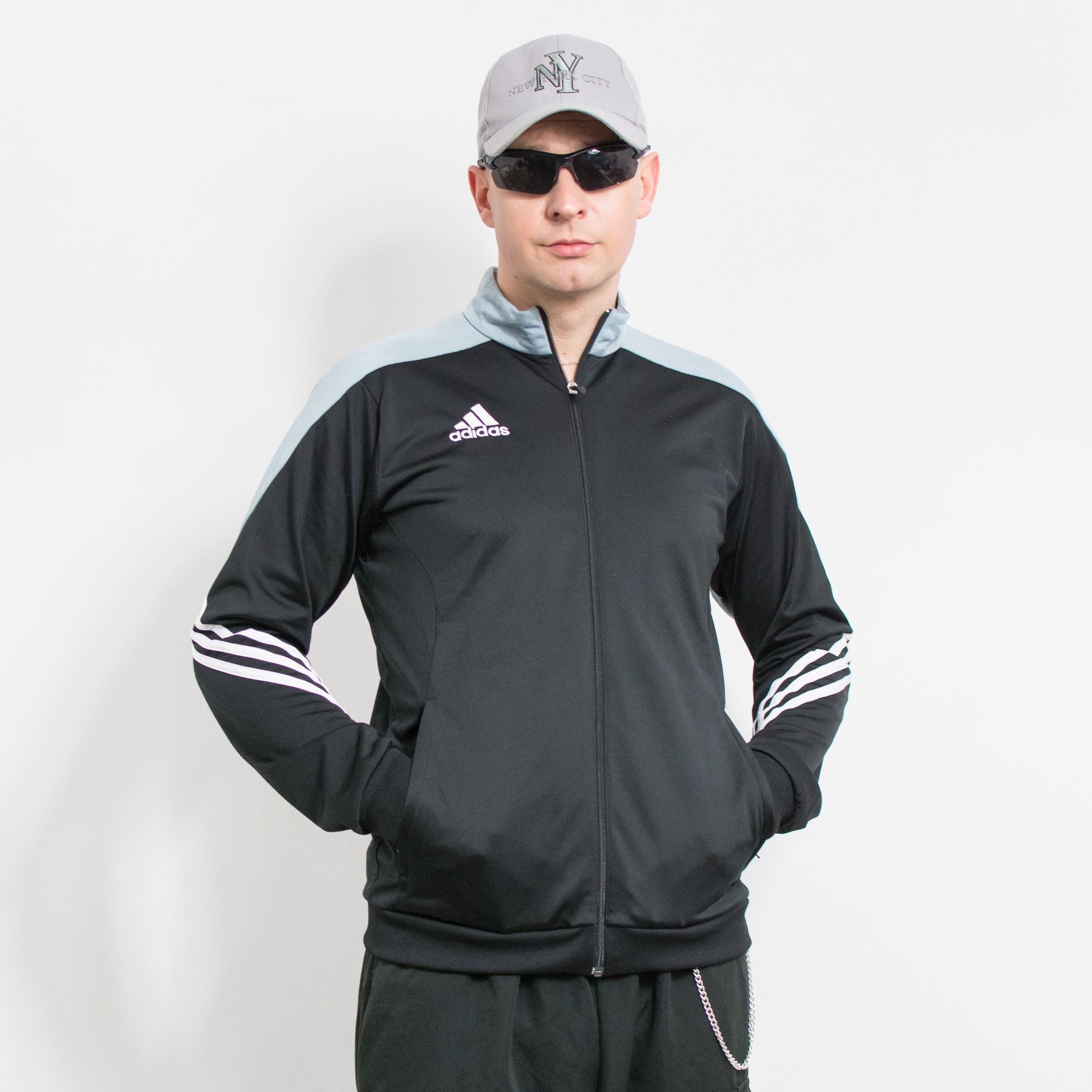 トップス 00s adidas cotton track jacket Adidas Adicolor Classics SST womens track jacket Dark Blue