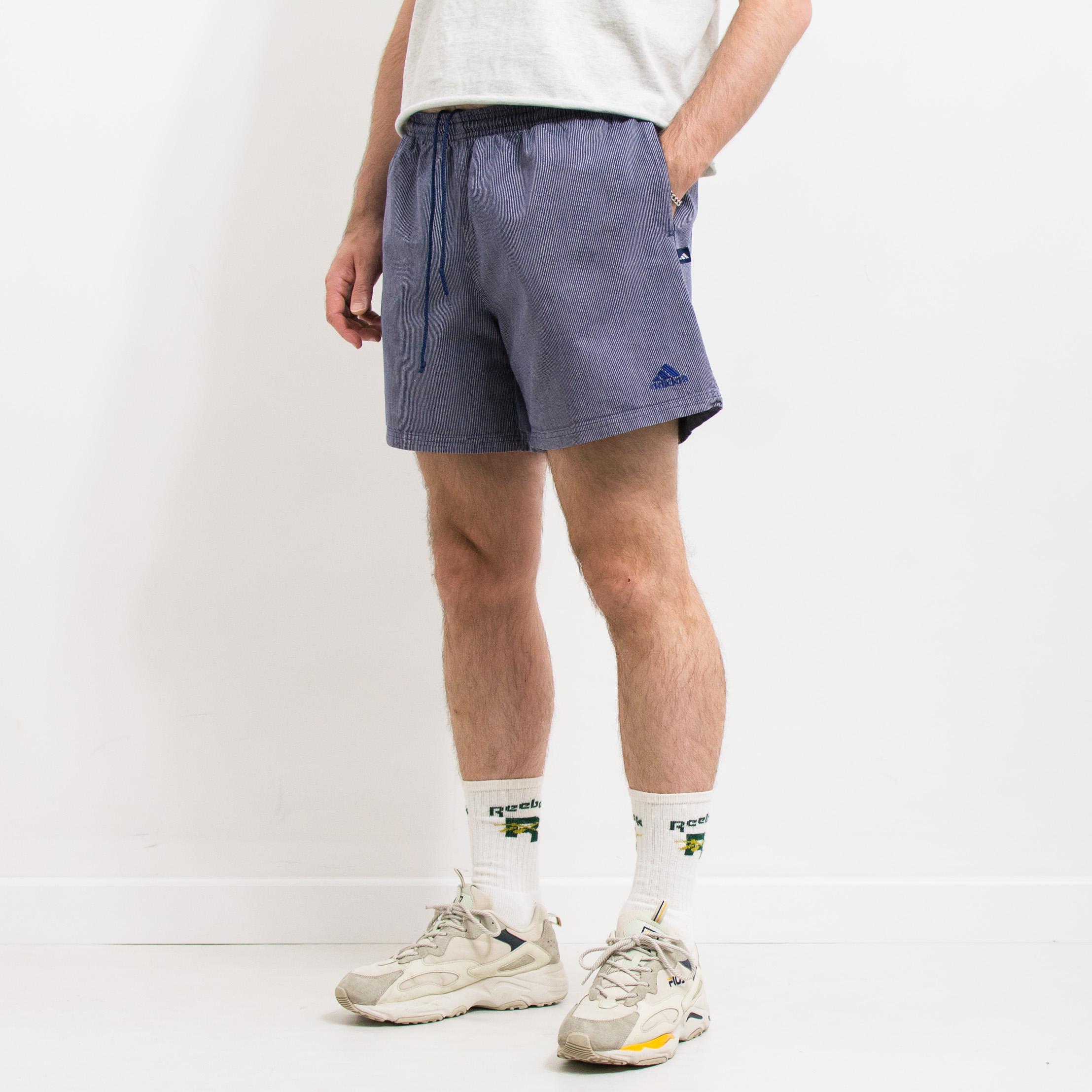 90年代のヴィンテージ アディダス ショートパンツ | ブルーの厚手