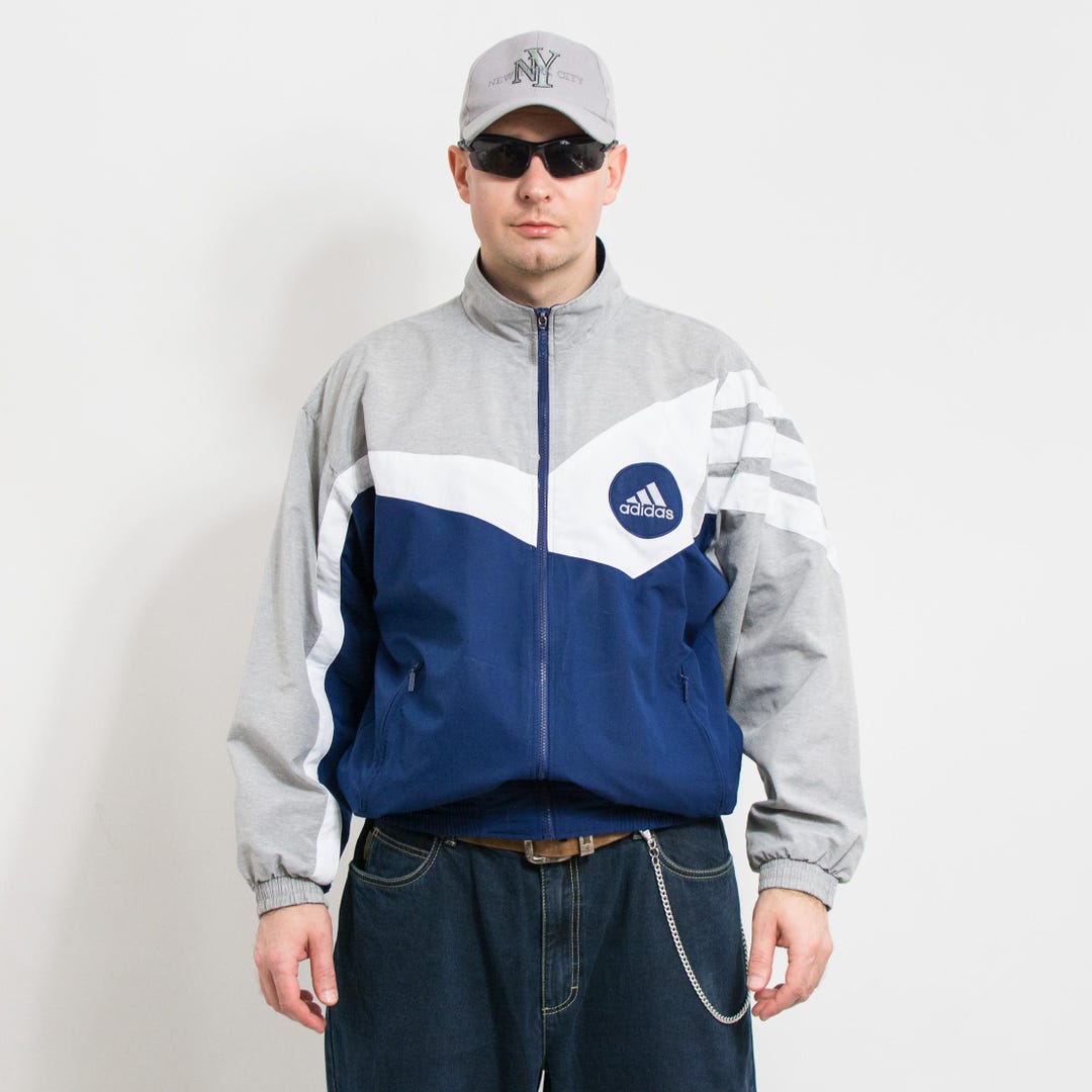  グレー　レア　ストライプジャージ Mサイズ　USA 90s il_1080xN.6741206408_zfme.jpg