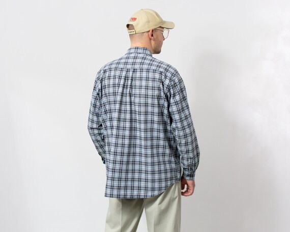 Camisas Para Hombre XXL Abrigo A Cuadros De Manga Larga Sin Capucha Para Hombre, Camisa Con Botones De Y Bolsillo, Estilo Informal Retro Occidental Para Otoño (Red, XL) | En Línea