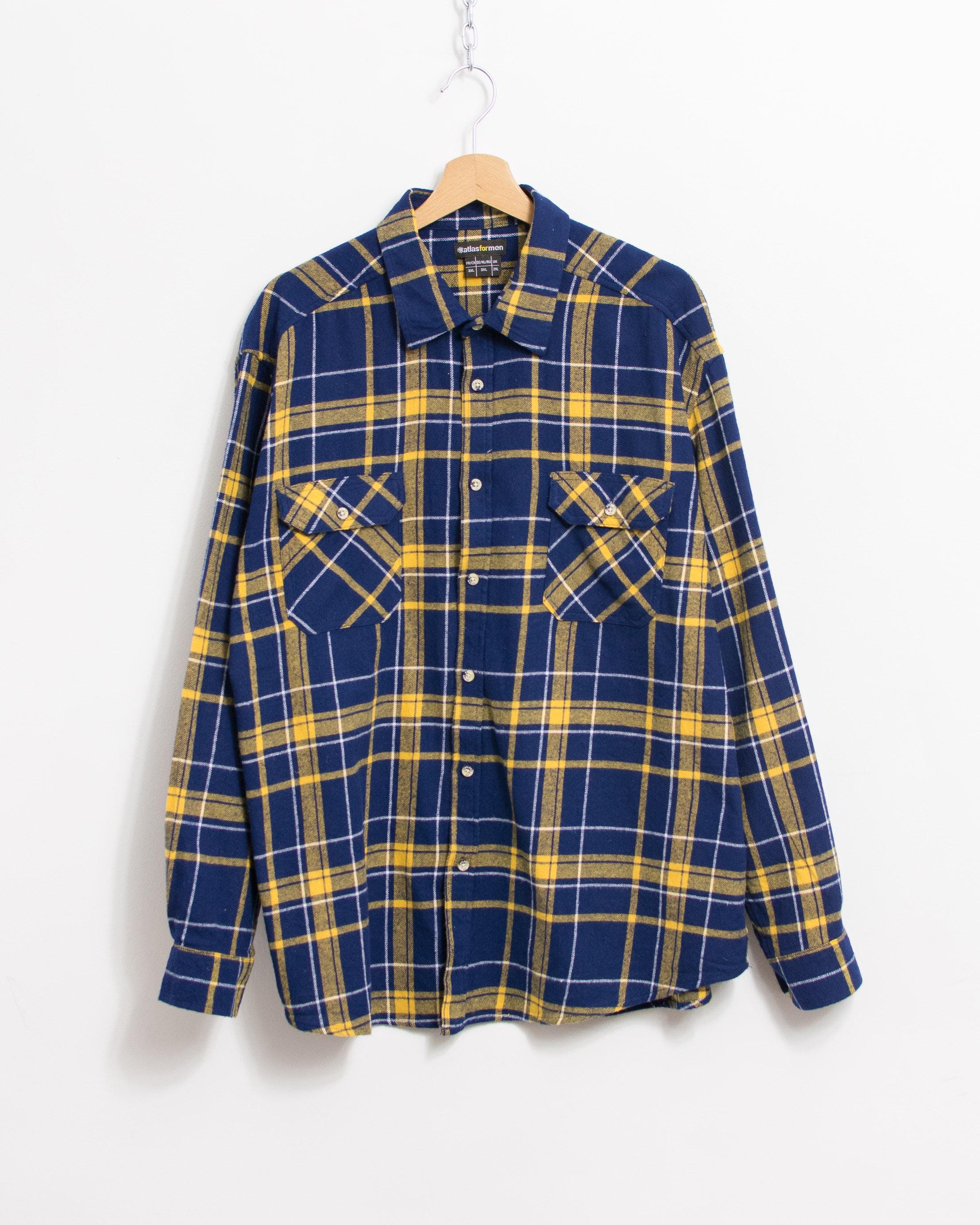 Bunf Camicia Flanella Cotone Triumph X-flan - Camicie Uomo Giallo