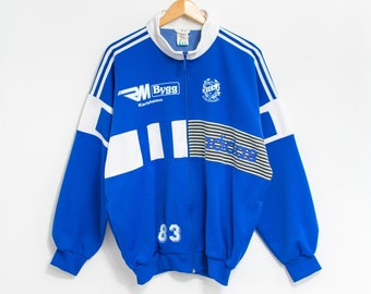 ADIDAS 90's Vintage Track Jacket Zip up Multi Color Men Size