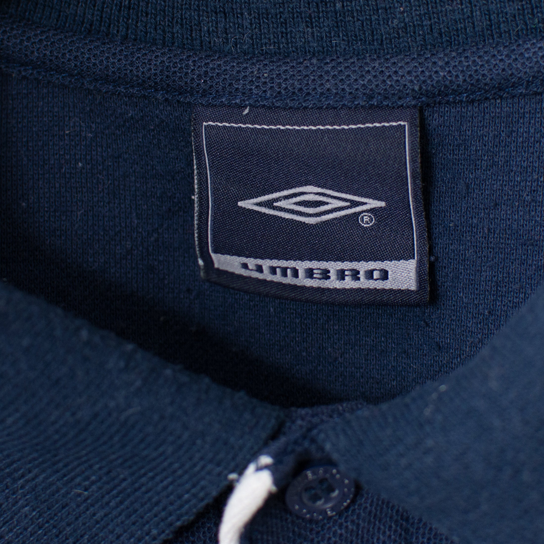 UMBRO ポロシャツ ブルー ヴィンテージ 襟付きトップ メンズ 半袖