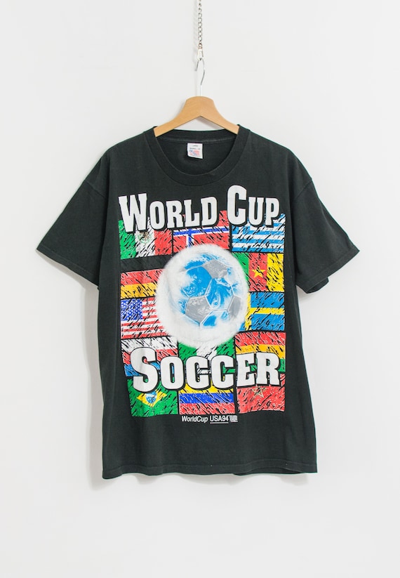 deadstock!! World Cup USA 94 Tシャツ L 90s Adidas T-shirt World Cup 1994 USA Vintage Single Stitch