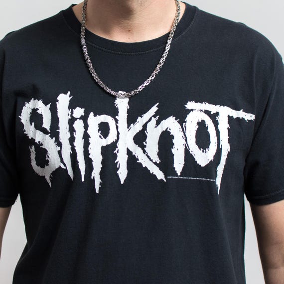 Slipknot Black T-shirt | Vintage Band Shirt | Metal Graphic Top