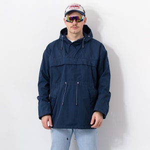 Vintage Parka jacket hooded windbreaker men size L/XL
