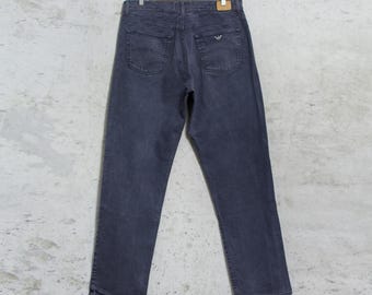 J83 Baggy Fit Jeans in Light Indigo Denim | Armani Exchange