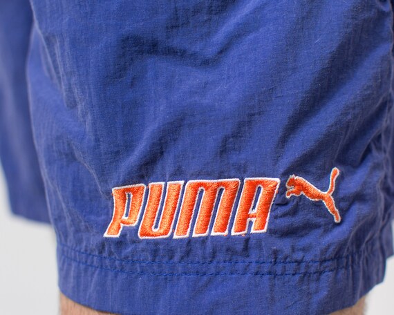 PUMA shorts 90's vintage athletic gym nylon men s… - image 8