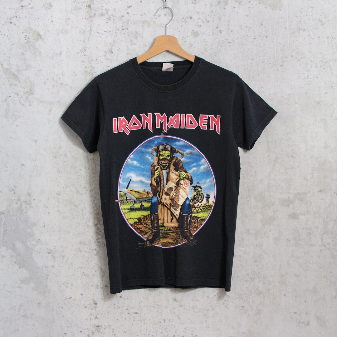 Iron Maiden Band T-shirt Black Heavy Metal S - Etsy