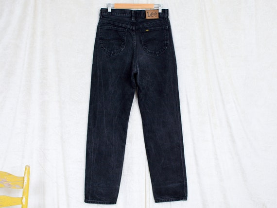 Lee Riders Jeans W32 L33 Black Straight 