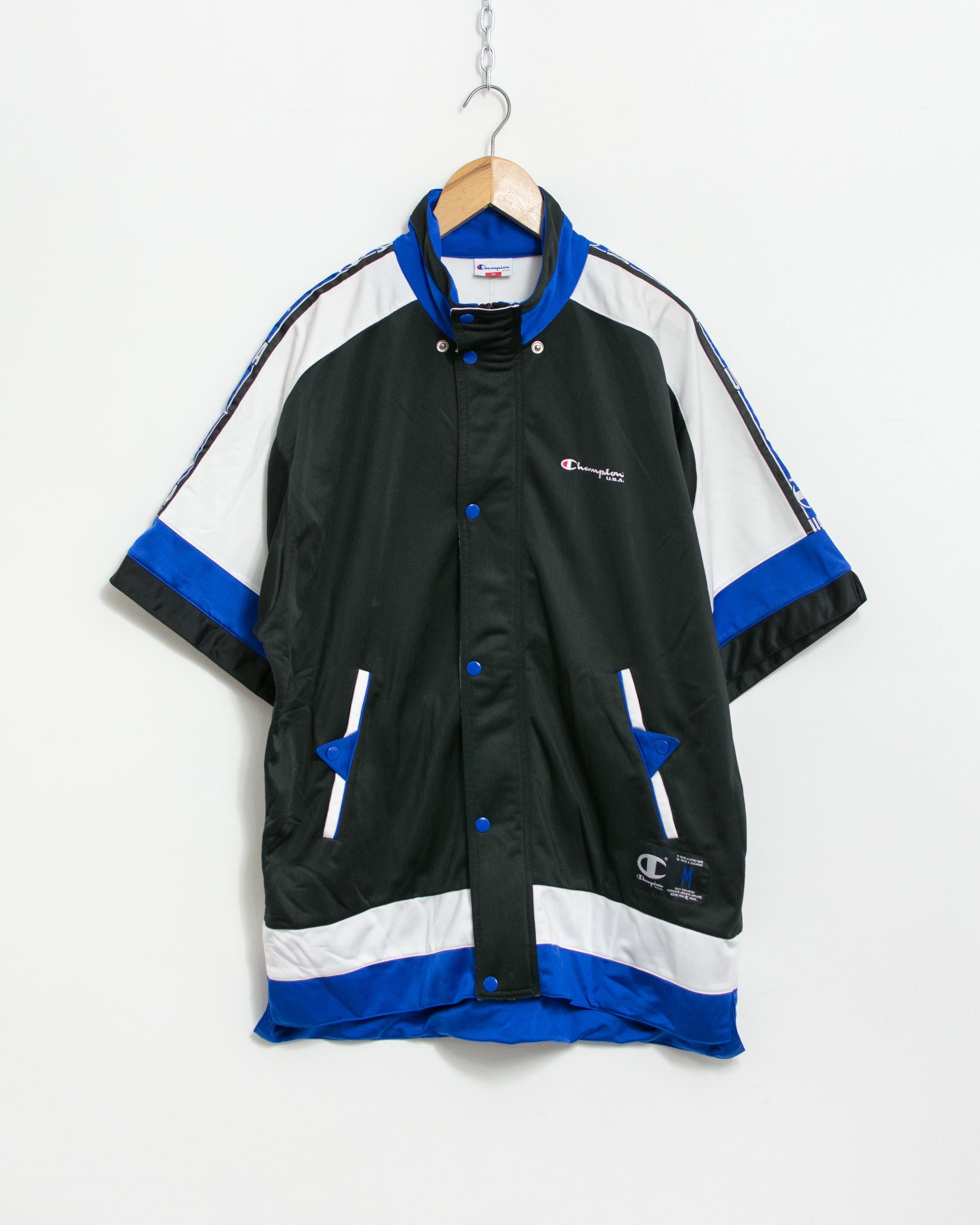 CHAMPION Tracksuit Top Vintage Short Sleeve Jersey Men Size M - Etsy